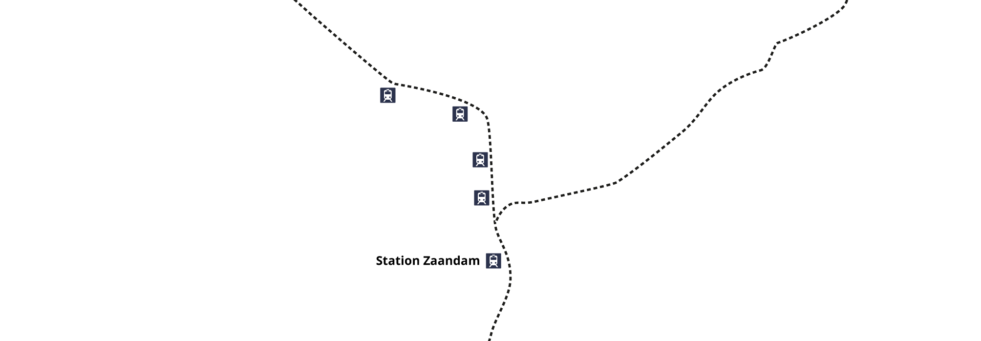 Treinsporen Zaanstad